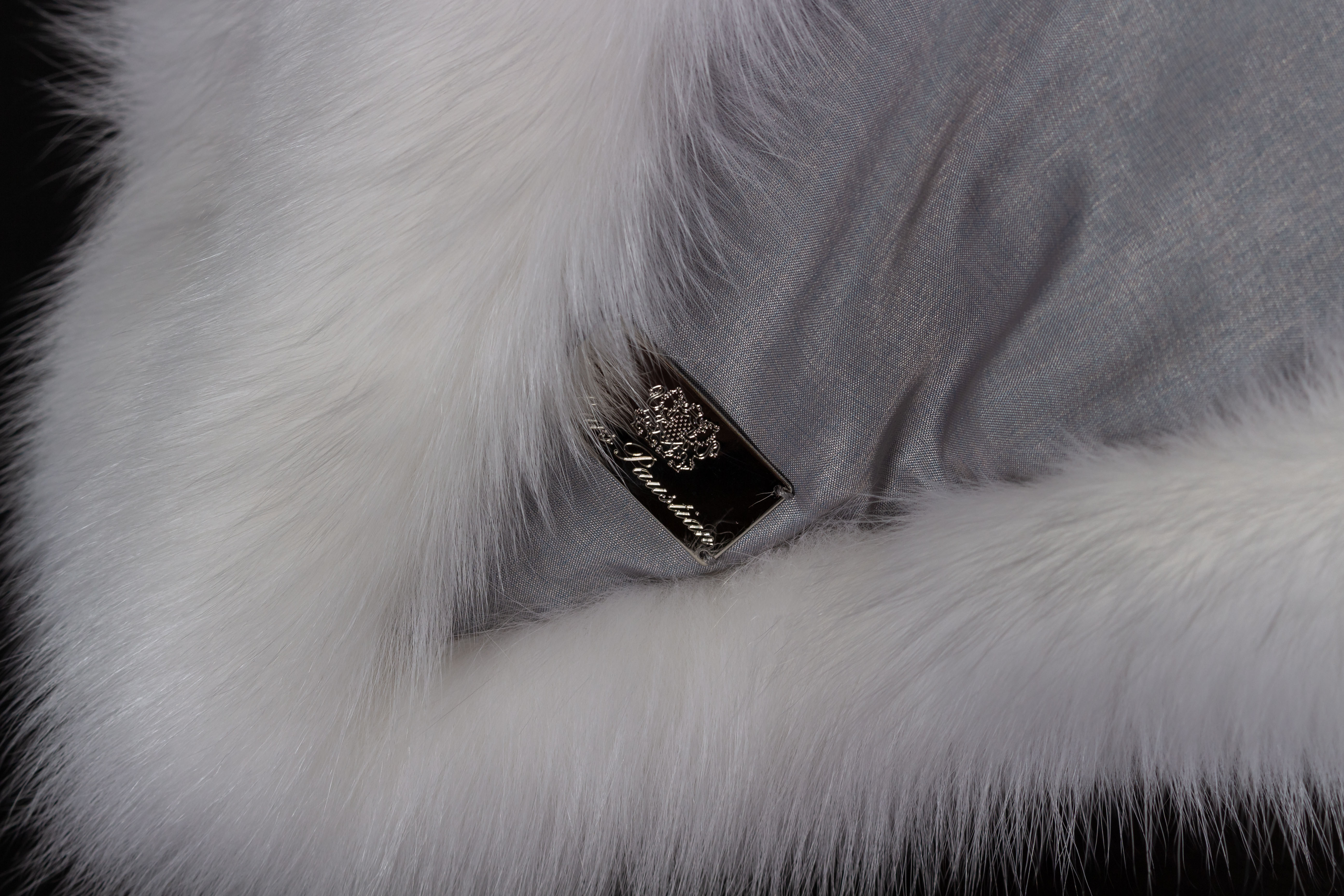Fur cape made of scandinavian shadow fox