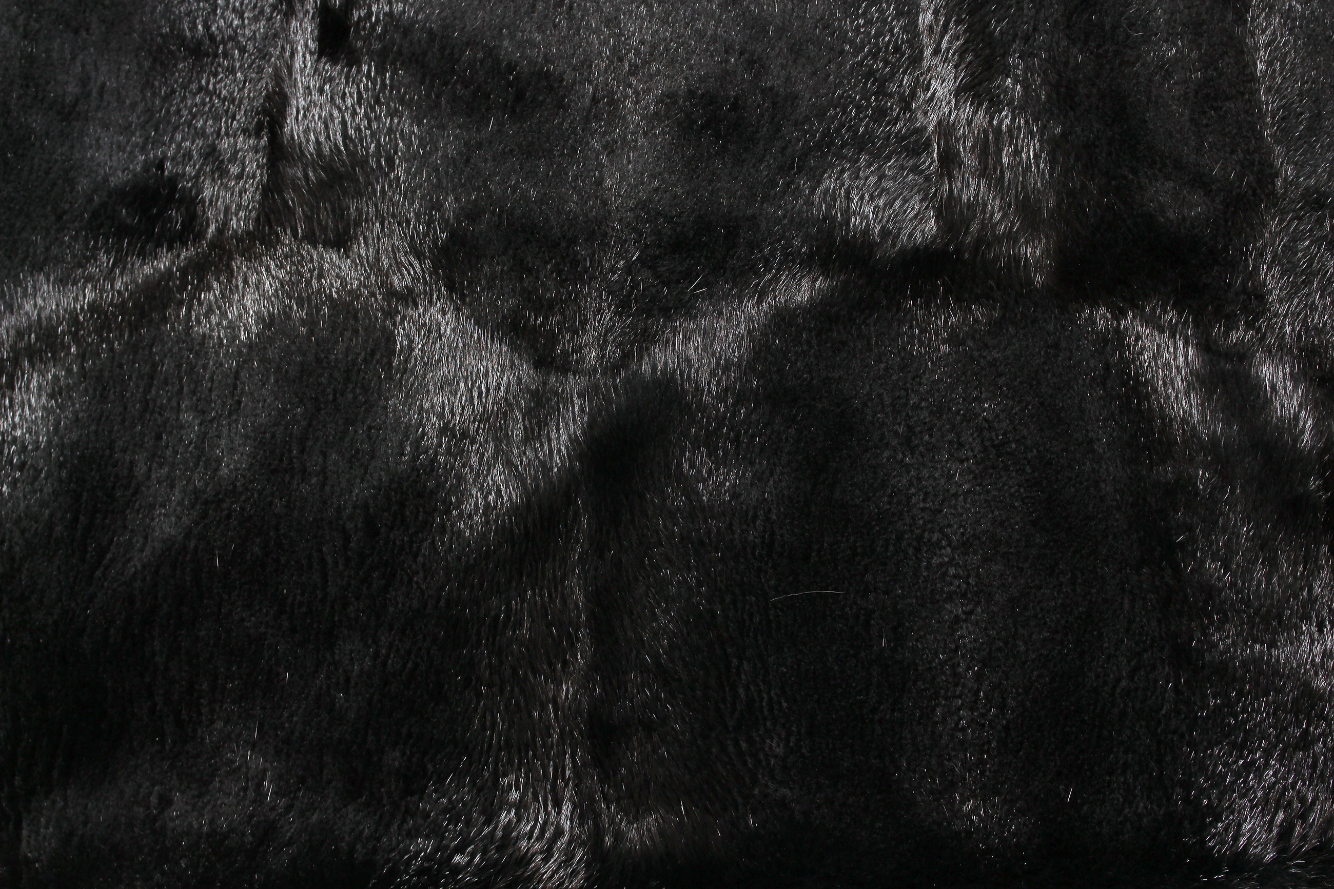 5-5540-Kanadischer-Biber-Echtfell-Teppich-Schwarz-Lars-Paustian Canadian Beaver Fur Carpet - Wild Fur