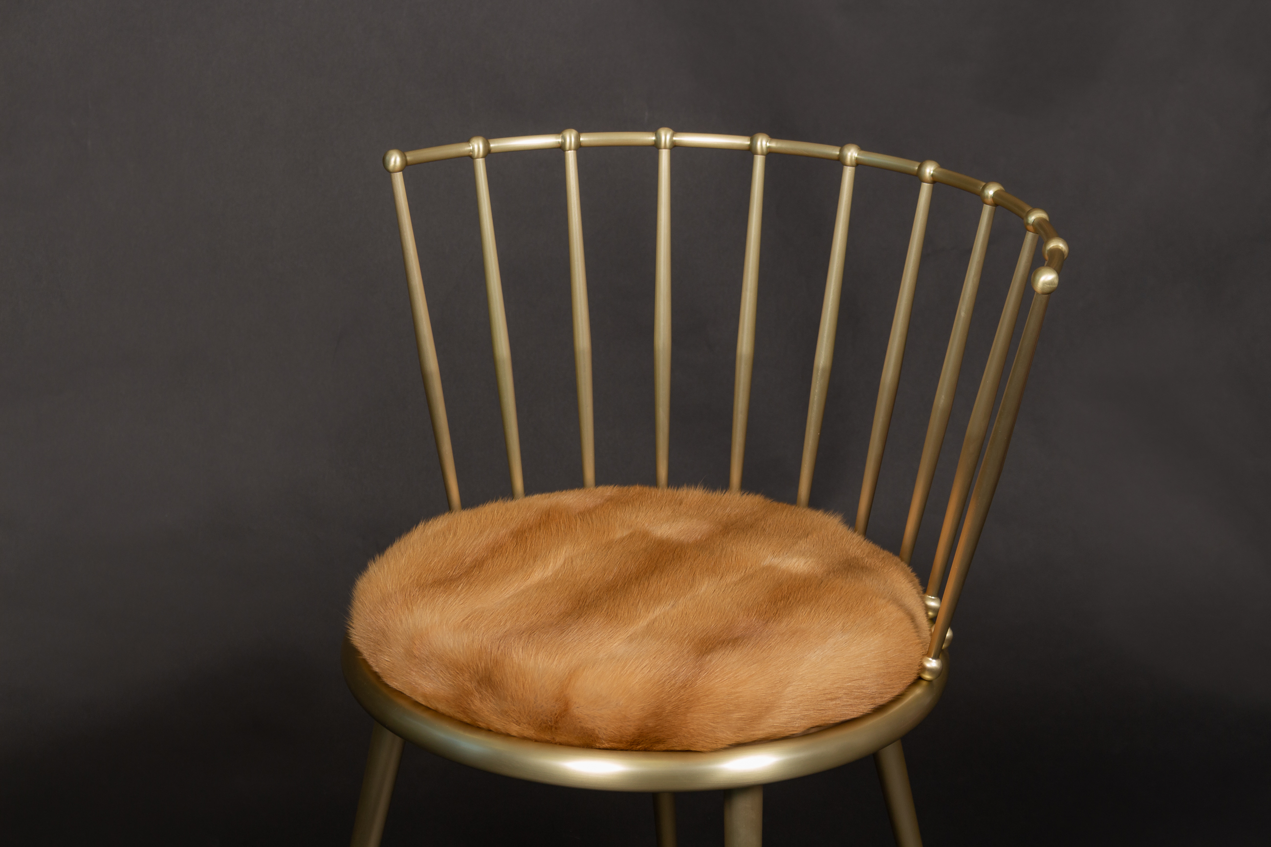 Kolinsky Real Fur Chair