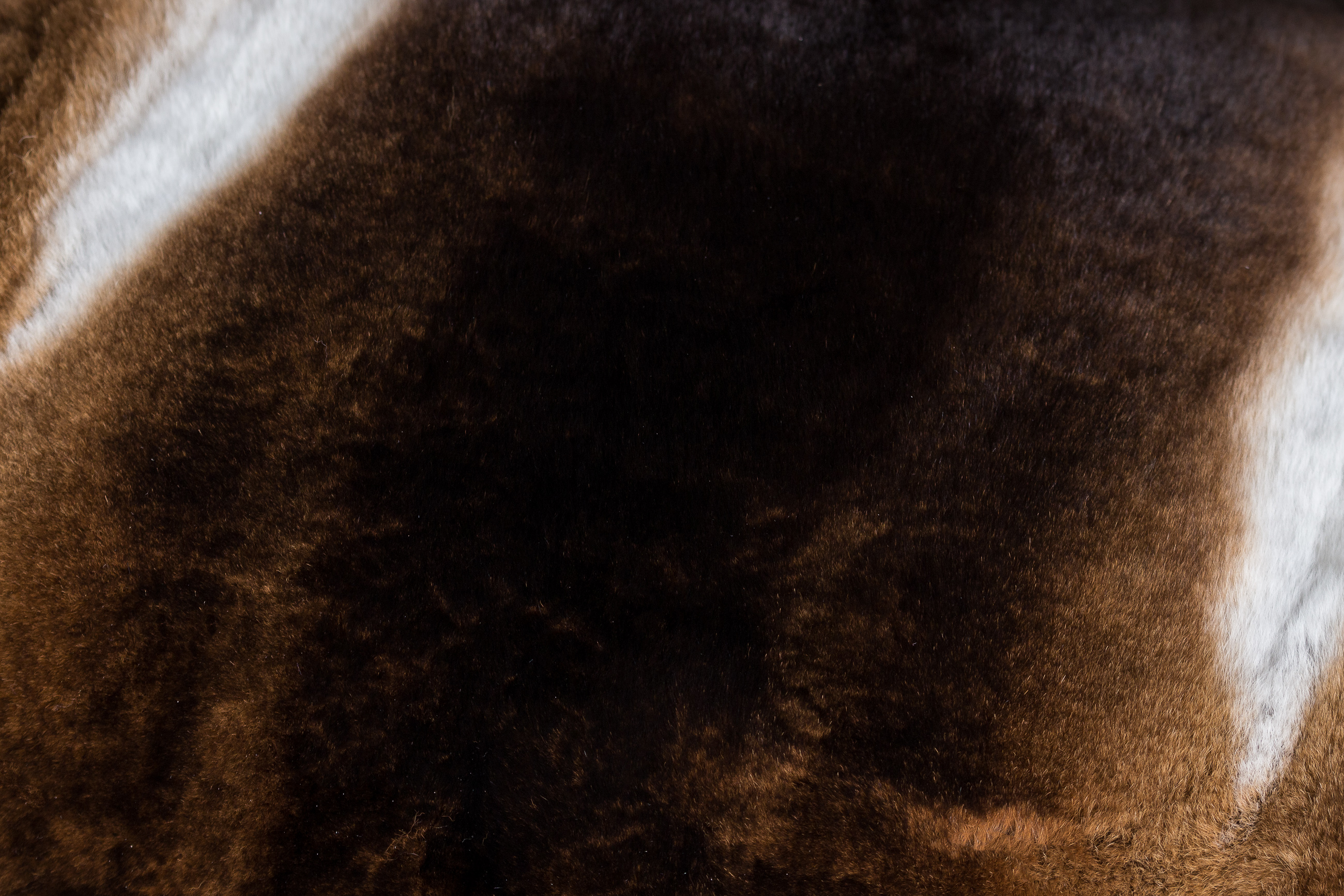 Fur Pillow made with Castor Rex Rabbit