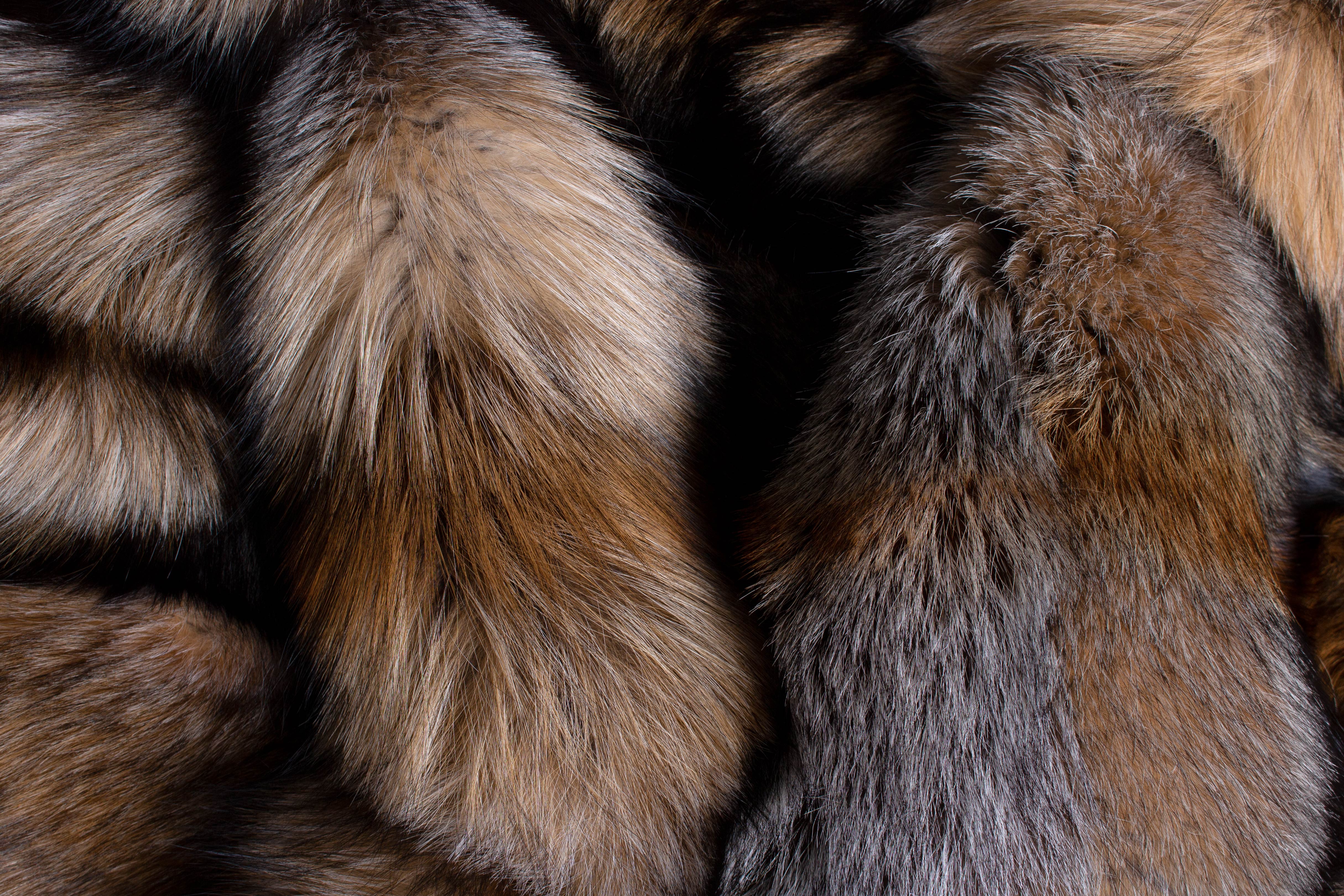 Genuine Fox Fur Carpet from Smokey Fox Skins