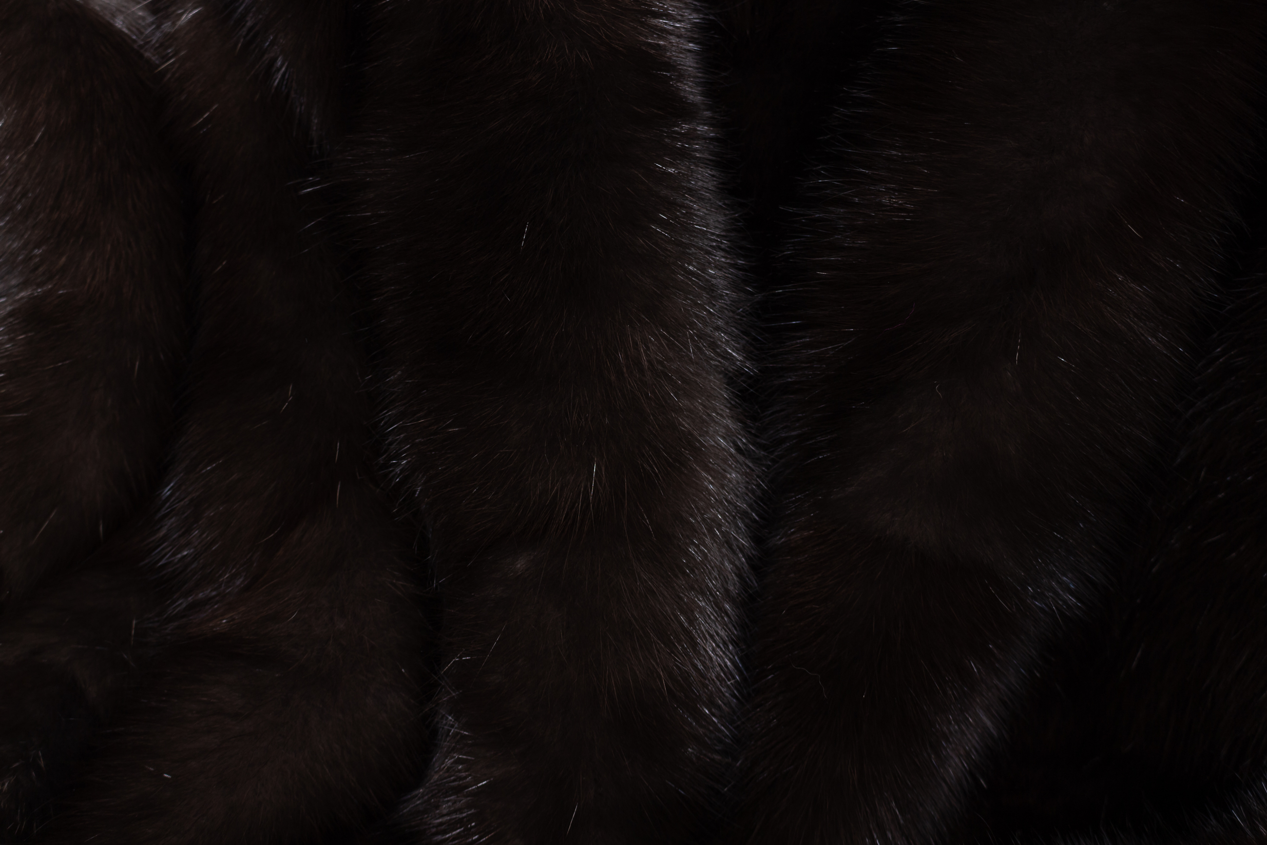 Luxurious Sable Fur Throw "Gray Smoke"