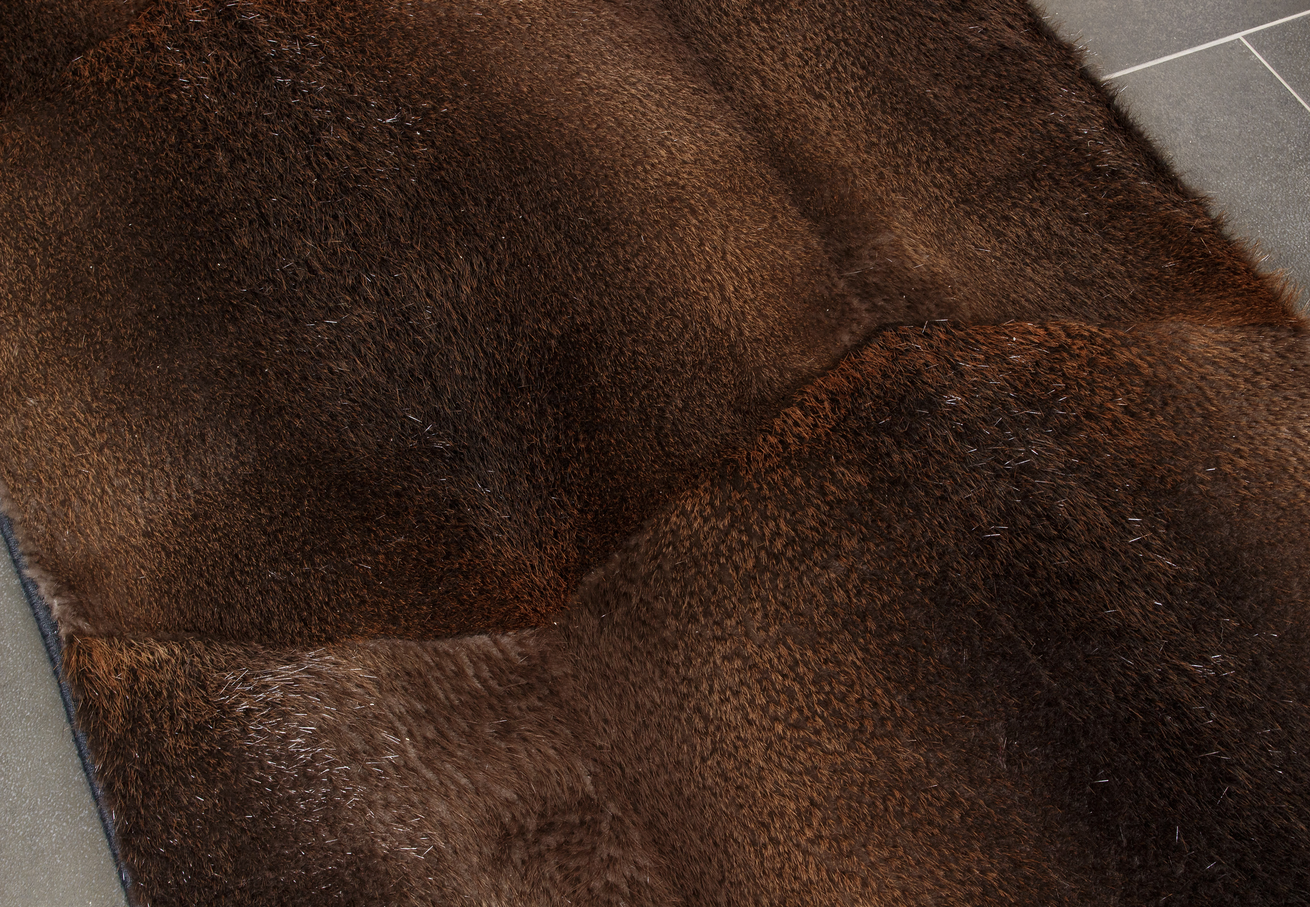 Fur Runner made from Canadian Beaver Fur