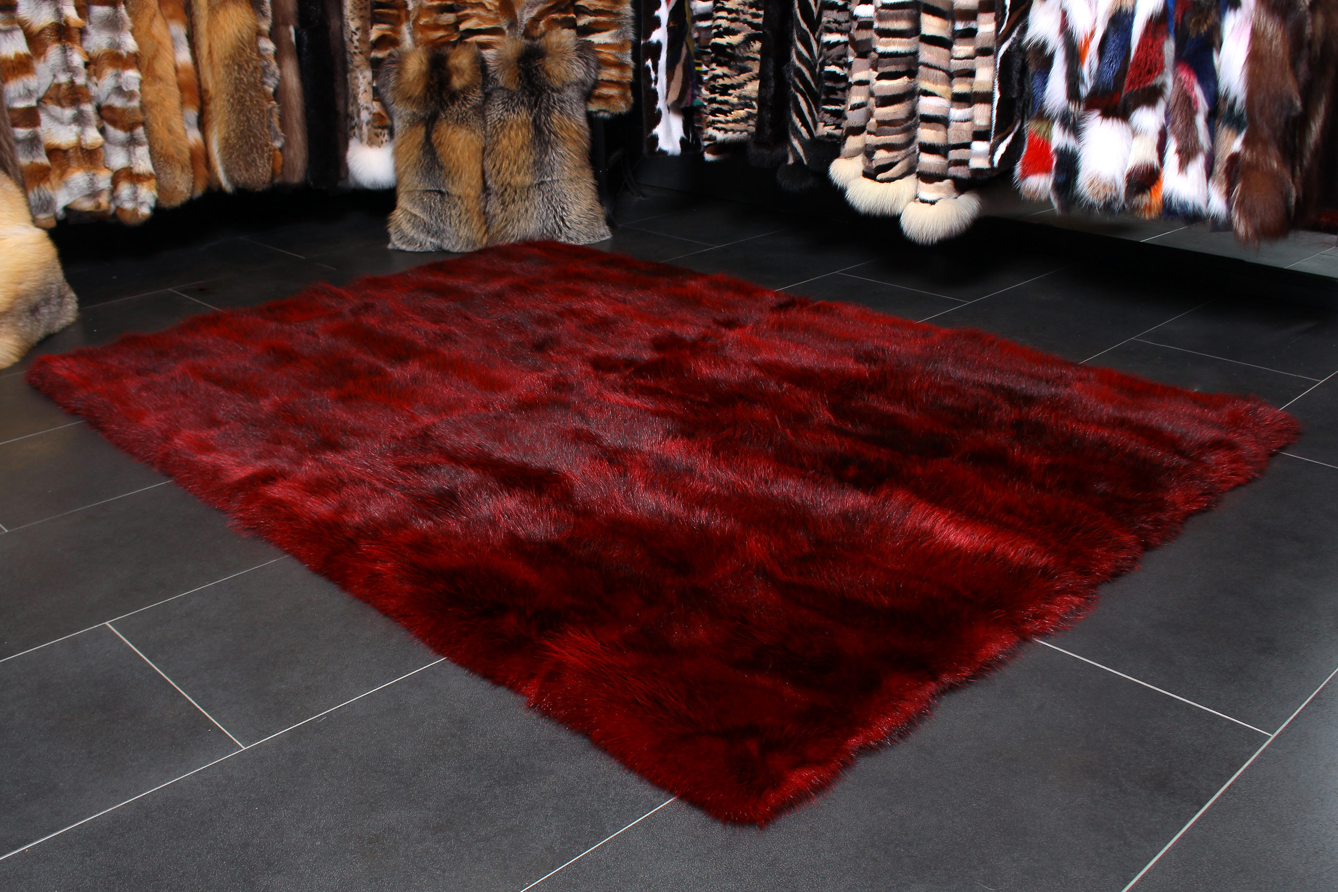 Special Possum Real Fur Floor Rug