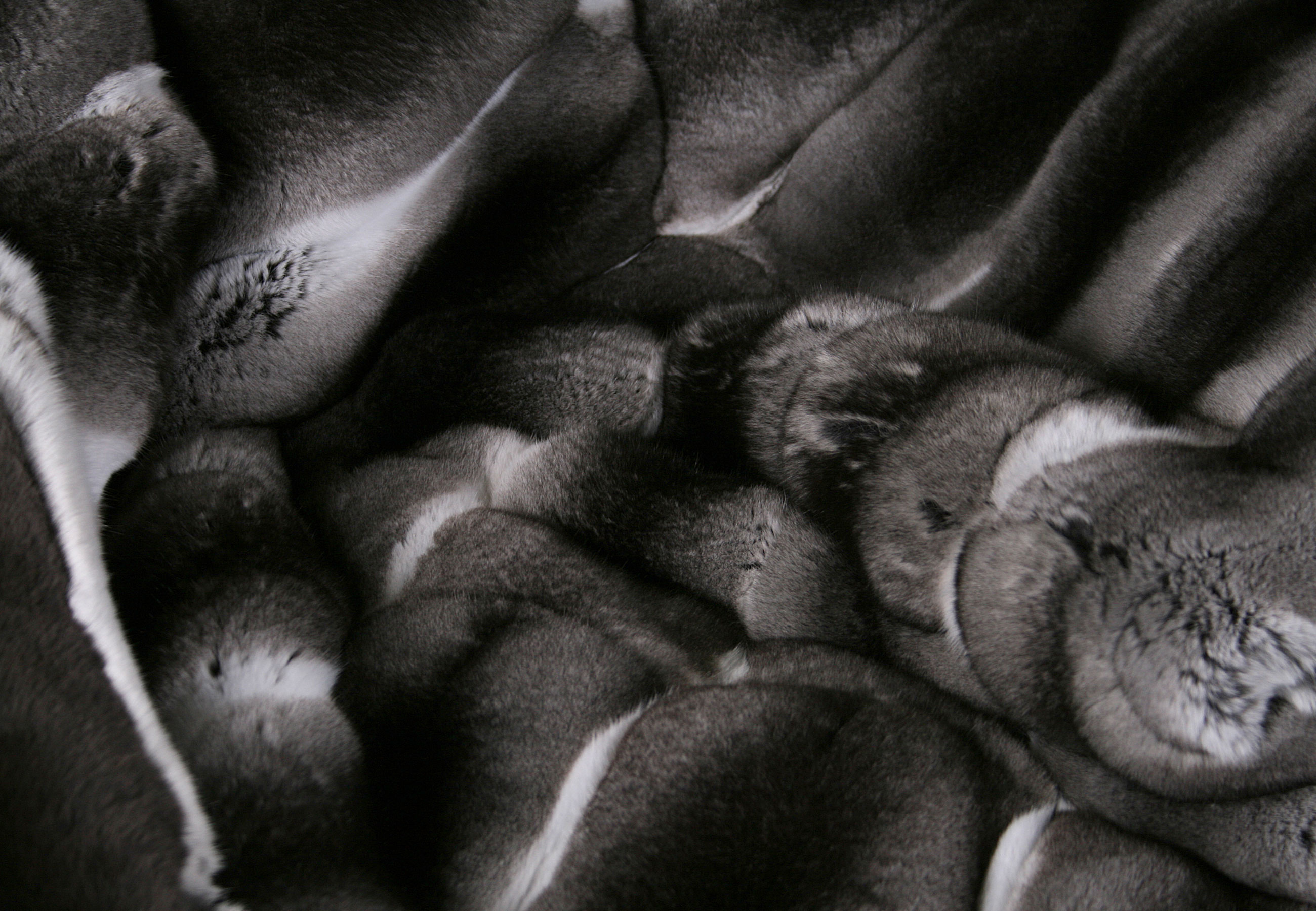 Chinchilla Fur Blanket with Weasel "Kolinsky" Lining -TOPLOT 2021 - Kopenhagen Fur