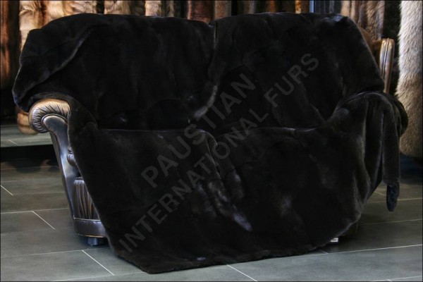 Fur Blanket made with elegant Mink Skins