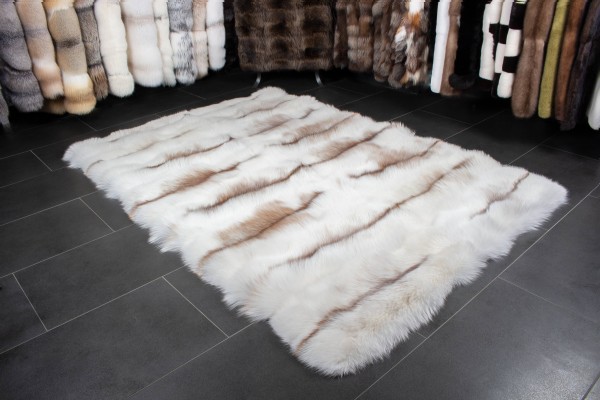 Sun Glo Fox Fur Rug