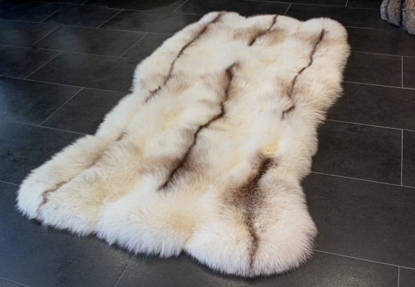 Sun Glo Fox Fur Rug