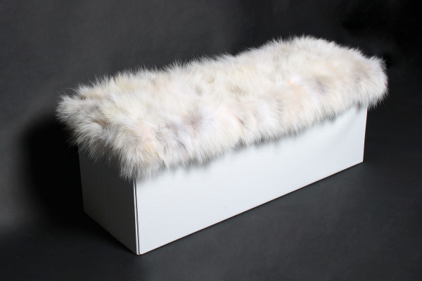 Coyote Fur Sitting Cube with Storage Space
