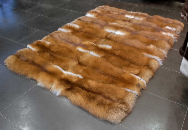 Gold Fox Fur Carpet