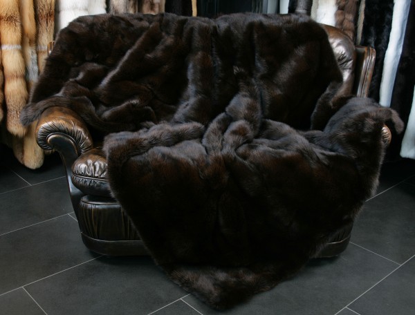 Canadian Marten fur blanket
