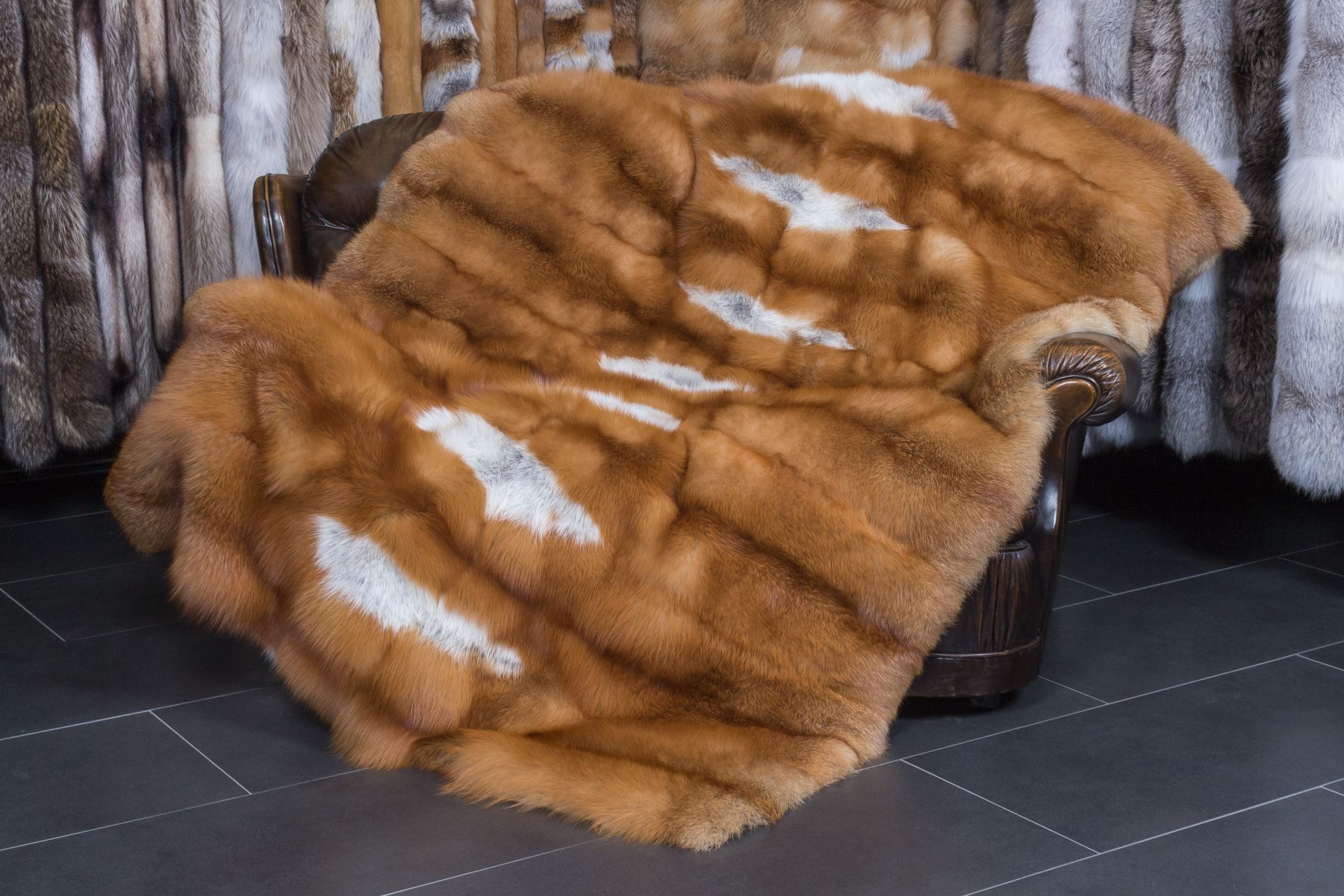 Fox Fur Blankets Real Fox Throws Furrier Genuine Furs