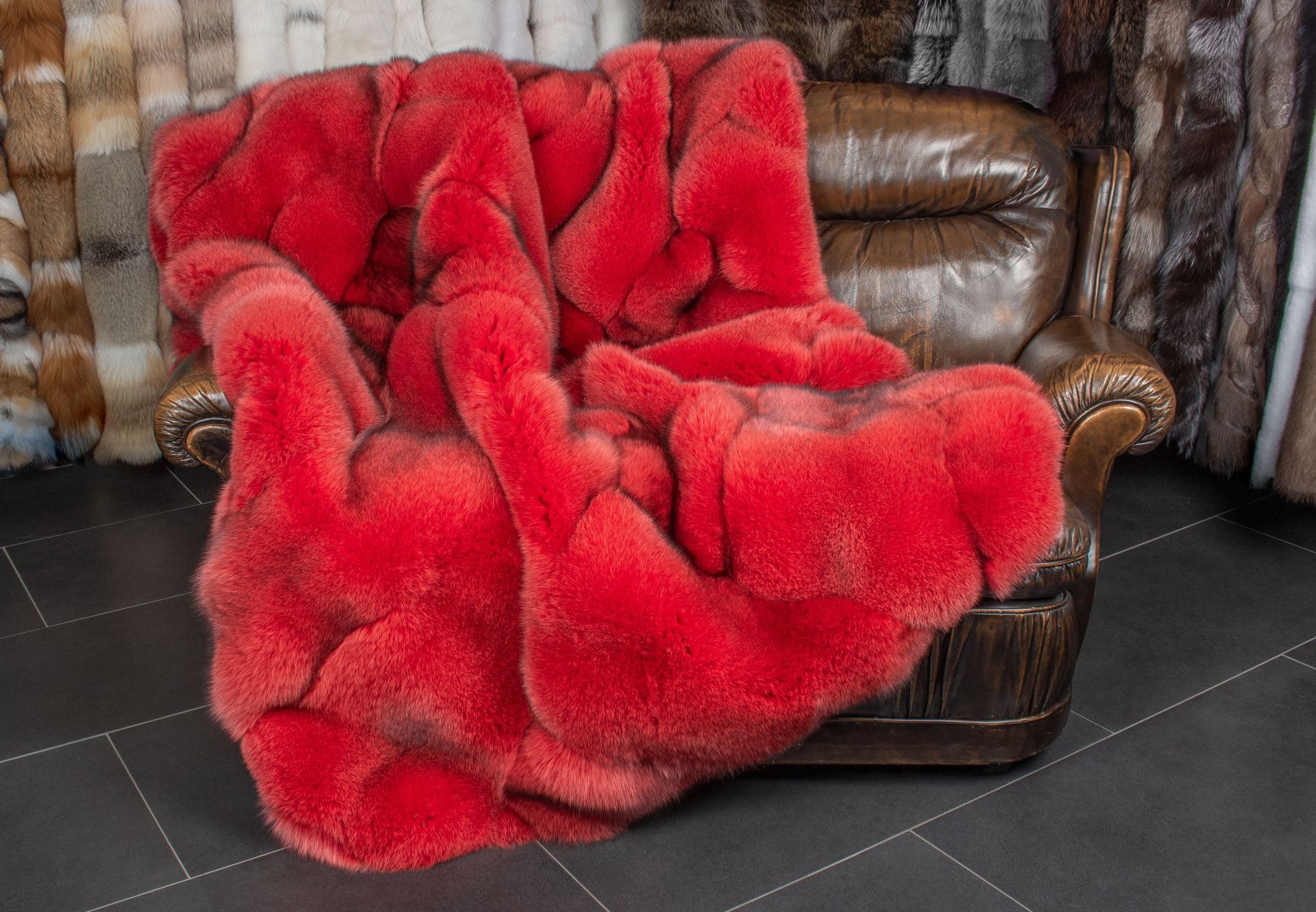 Fox Fur Blankets Real Fox Throws Furrier Genuine Furs
