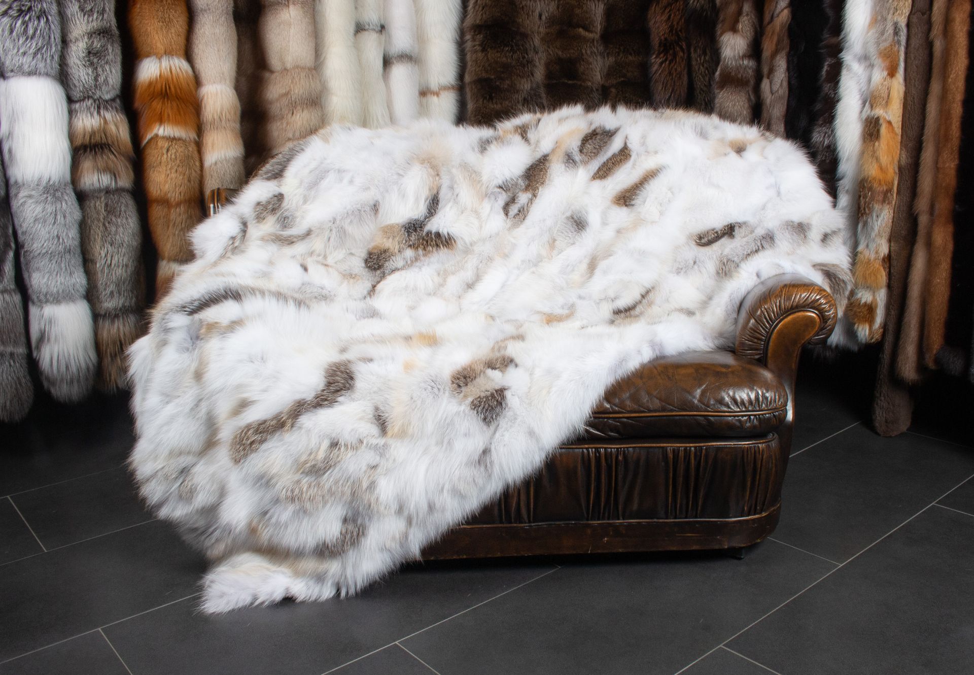 Fox Fur Blankets - Real Fox Throws | Furrier - Genuine Furs